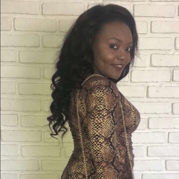 Snakeskin print dress 🐍 - Picture 4 of 4